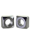 Newport Fasteners 1"-8 Square Nuts Grade 2 Steel/Zinc Plated , 125PK 608500-BR-125